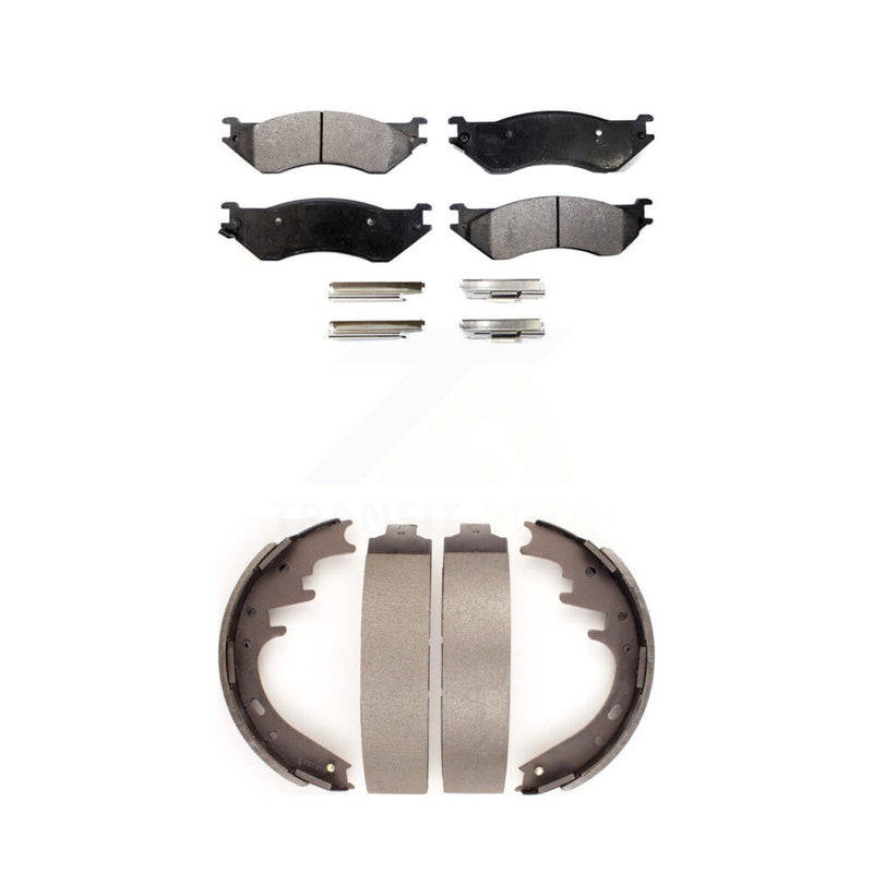 Transit Auto KFN-100122 Disc Brake Pad for 1998-2002 Dodge Ram 1500, Dodge Ram 1500 Van and More - Front and Rear