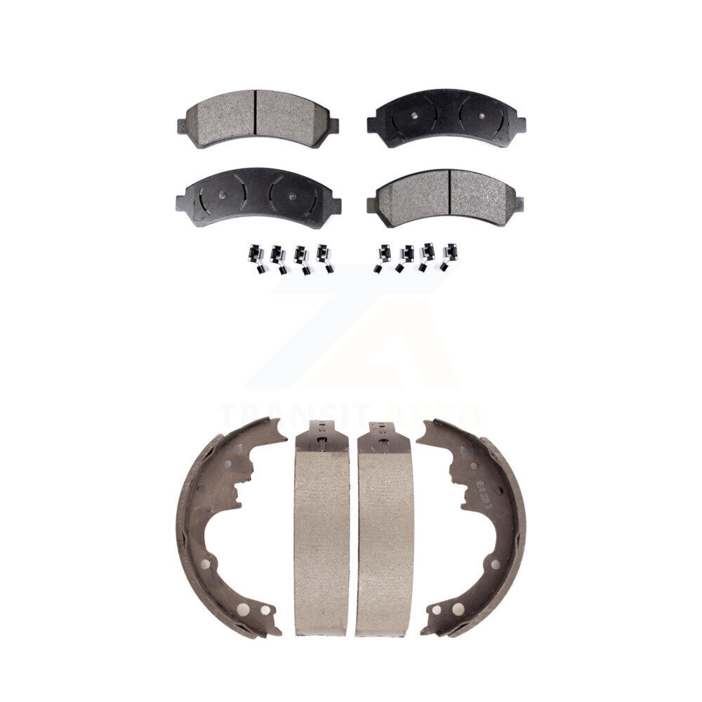 Transit Auto KFN-100126 Disc Brake Pad for 1997-2003 Chevrolet S10, Chevrolet Blazer, GMC Jimmy - Front and Rear