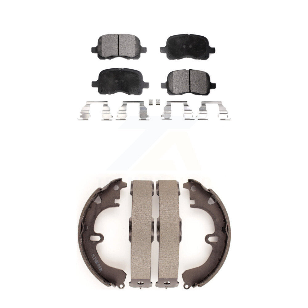Transit Auto KFN-100128 Disc Brake Pad for 1999-2002 Toyota Corolla - Front and Rear