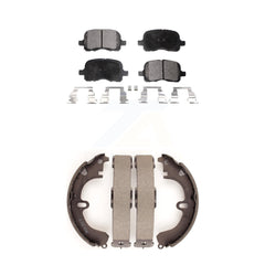 Transit Auto KFN-100128 Disc Brake Pad for 1999-2002 Toyota Corolla - Front and Rear