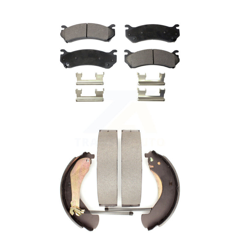 Transit Auto KFN-100133 Disc Brake Pad for 2005-2007 Chevrolet Silverado 1500 Classic, GMC Sierra 1500 Classic and More - Front and Rear
