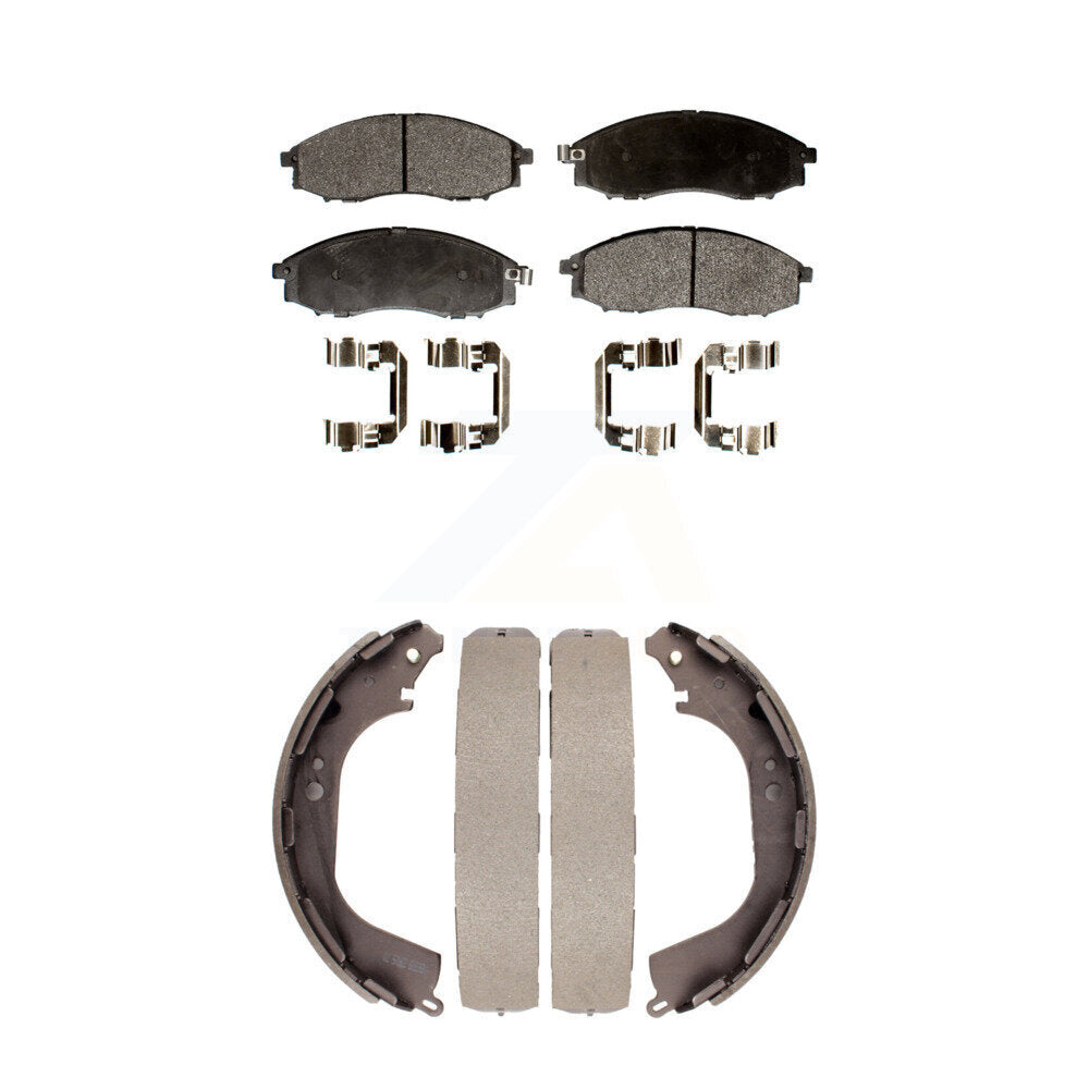 Transit Auto KFN-100147 Disc Brake Pad for 2000-2004 Nissan Frontier, Nissan Xterra - Front and Rear