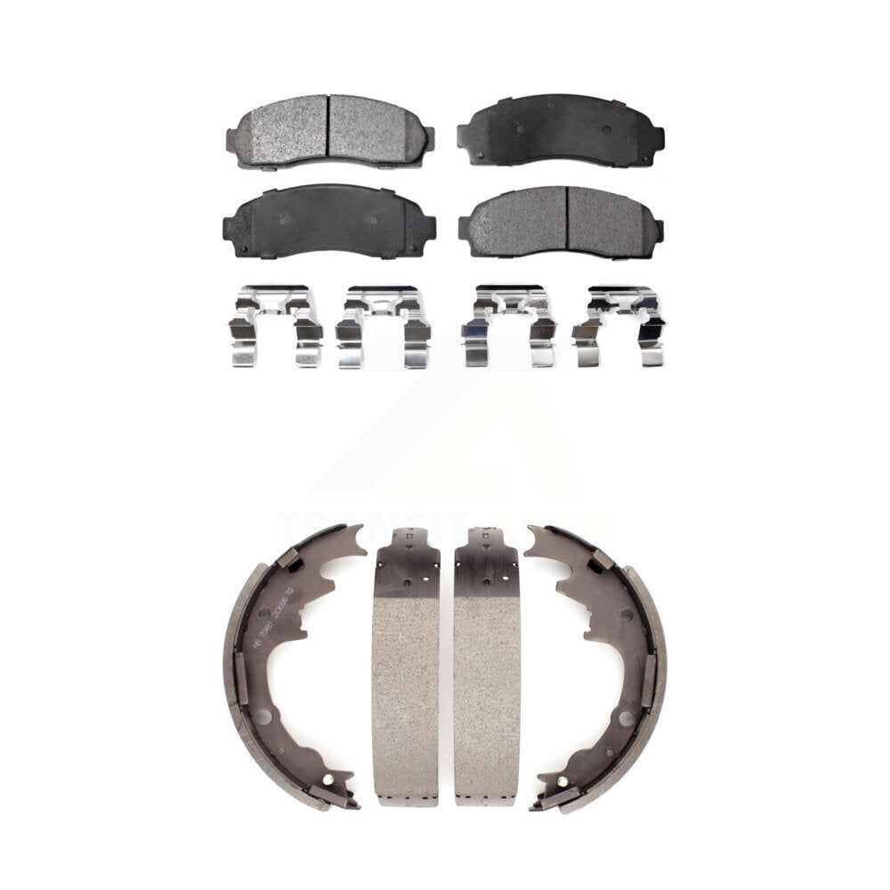 Transit Auto KFN-100149 Disc Brake Pad for 2003-2010 Ford Ranger, Mazda B2300 and More - Front and Rear