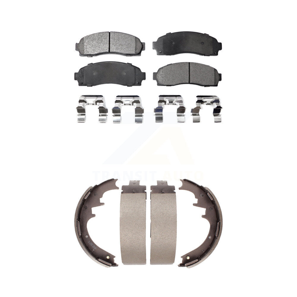 Transit Auto KFN-100150 Disc Brake Pad for 2003-2010 Ford Ranger, Mazda B2300 and More - Front and Rear