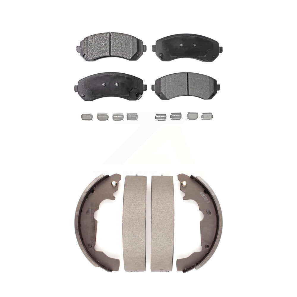 Transit Auto KFN-100159 Disc Brake Pad for 2001-2005 Pontiac Aztek - Front and Rear
