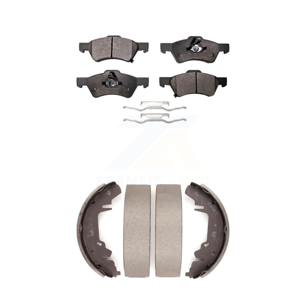 Transit Auto KFN-100164 Disc Brake Pad for 2001-2007 Chrysler Town & Country, Dodge Caravan and More - Front and Rear