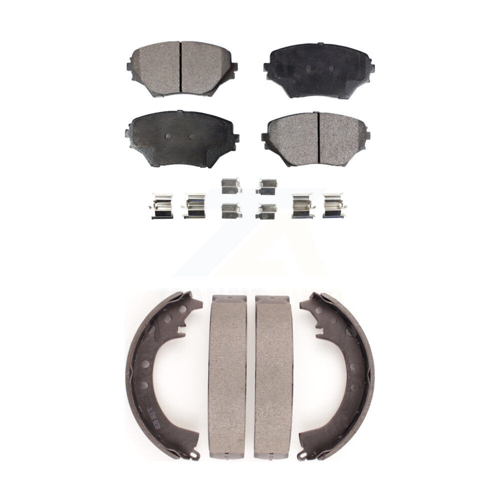 Transit Auto KFN-100166 Disc Brake Pad for 2001-2002 Toyota RAV4 - Front and Rear