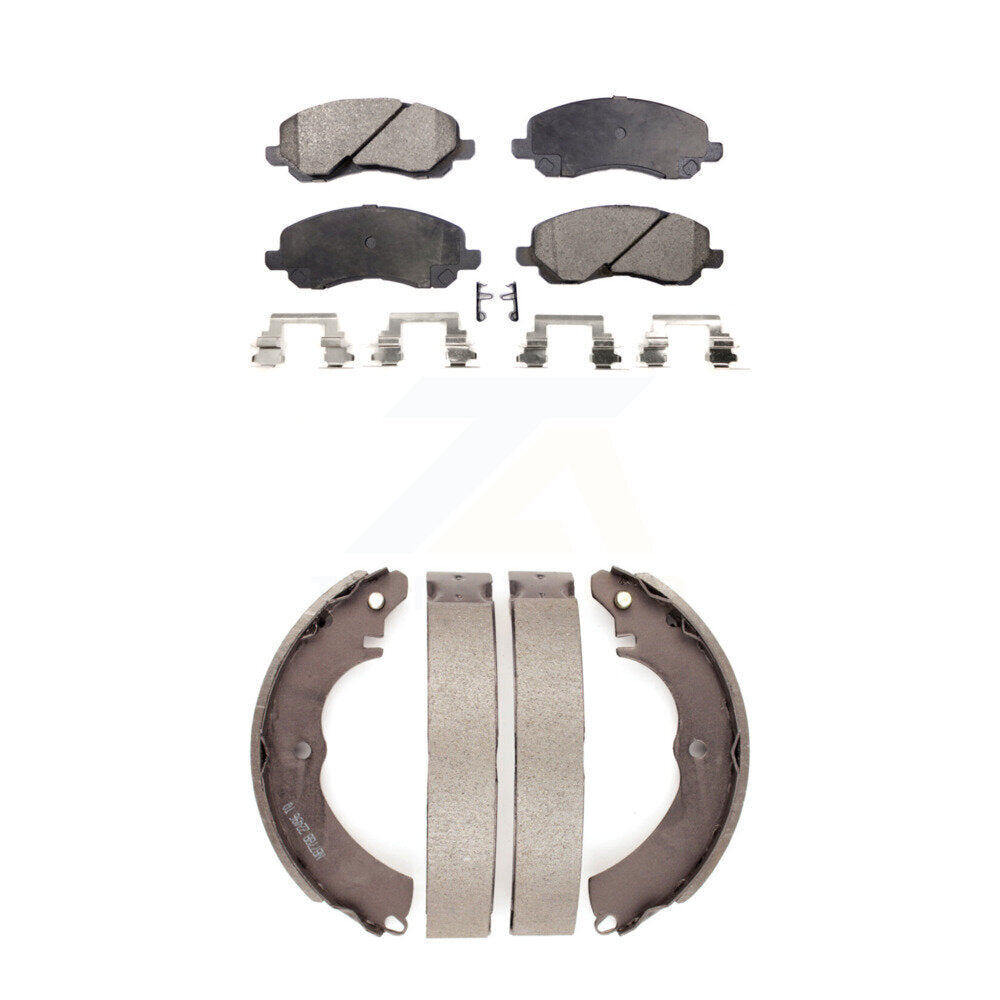 Transit Auto KFN-100172 Disc Brake Pad for 2004-2015 Mitsubishi Lancer - Front and Rear
