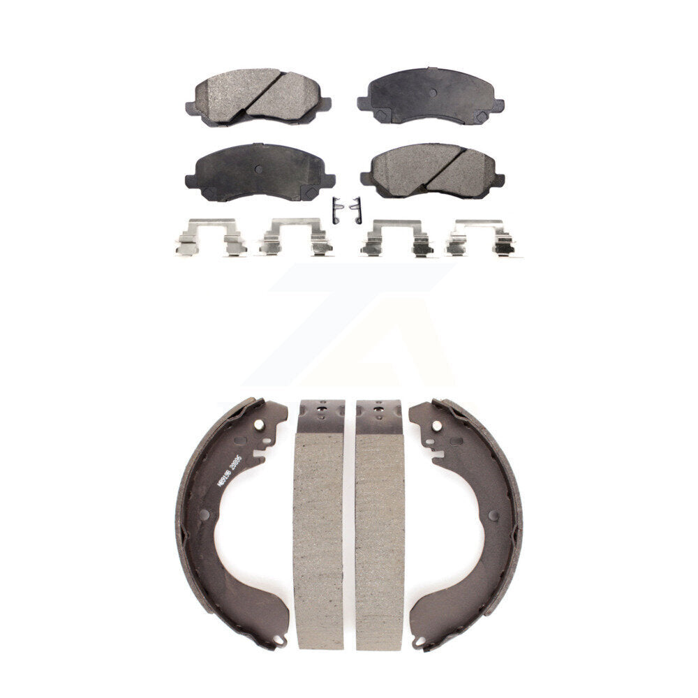 Transit Auto KFN-100173 Disc Brake Pad for 2007-2017 Jeep Compass, Dodge Caliber and More - Front and Rear