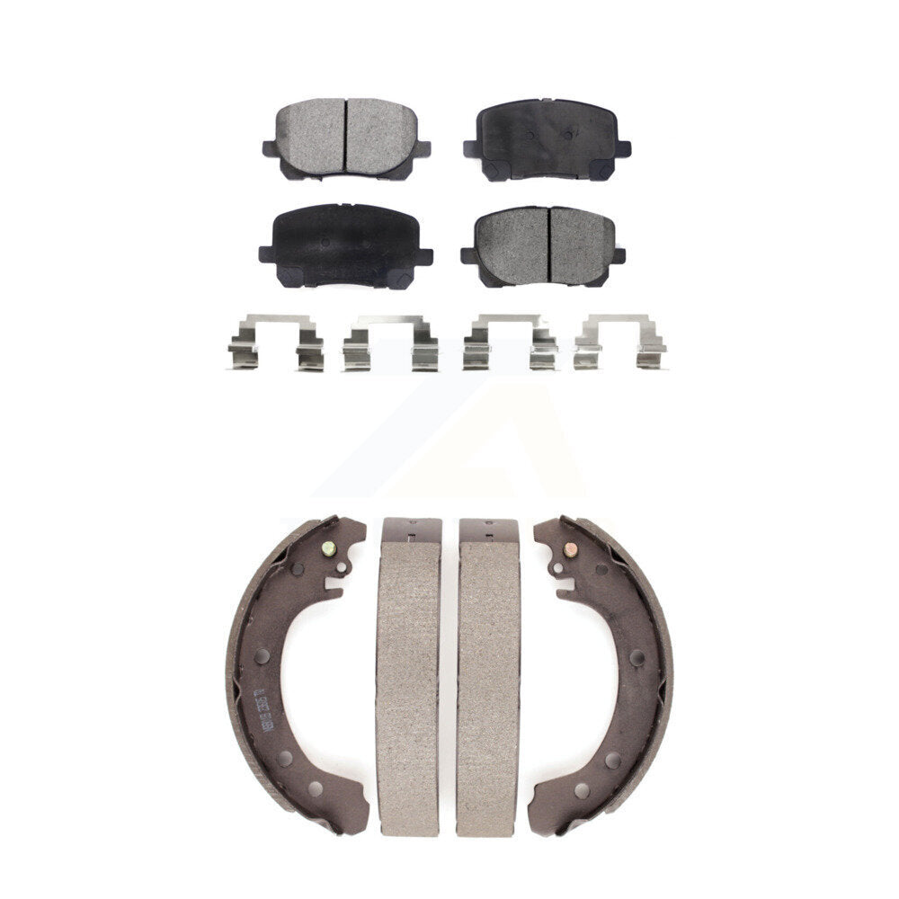 Transit Auto KFN-100190 Disc Brake Pad for 2003-2008 Toyota Corolla - Front and Rear