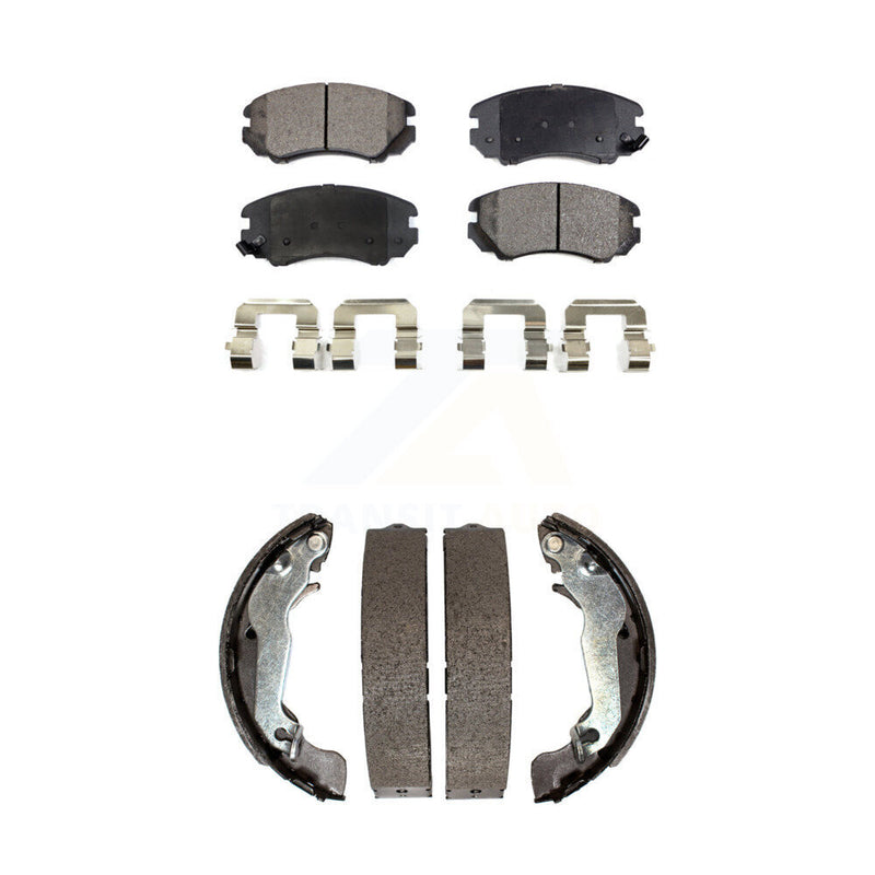 Transit Auto KFN-100191 Disc Brake Pad for 2007-2010 Hyundai Elantra - Front and Rear
