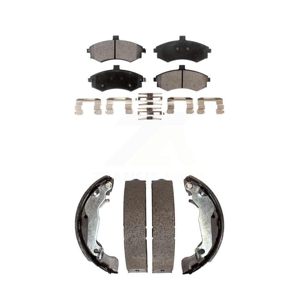 Transit Auto KFN-100194 Disc Brake Pad for 2002-2005 Hyundai Elantra - Front and Rear
