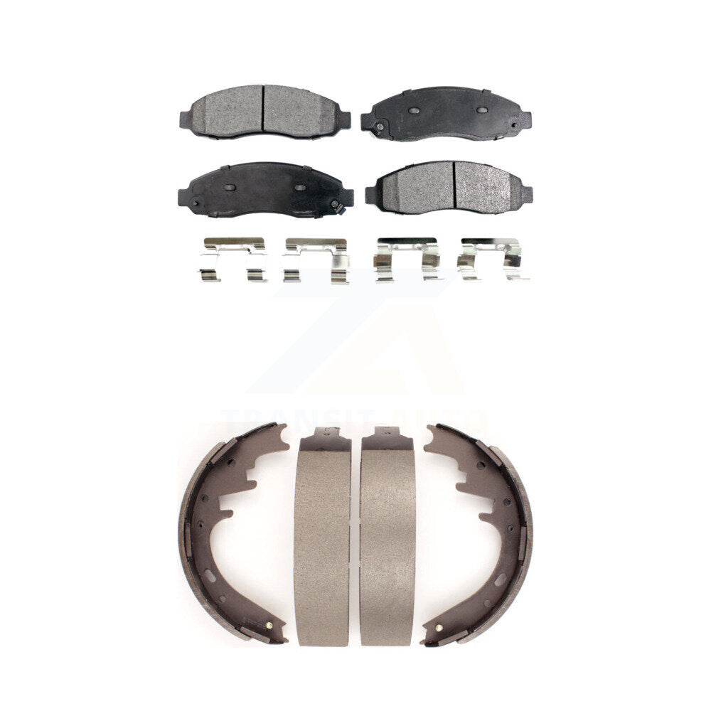 Transit Auto KFN-100202 Disc Brake Pad for 2003-2004 Dodge Dakota - Front and Rear