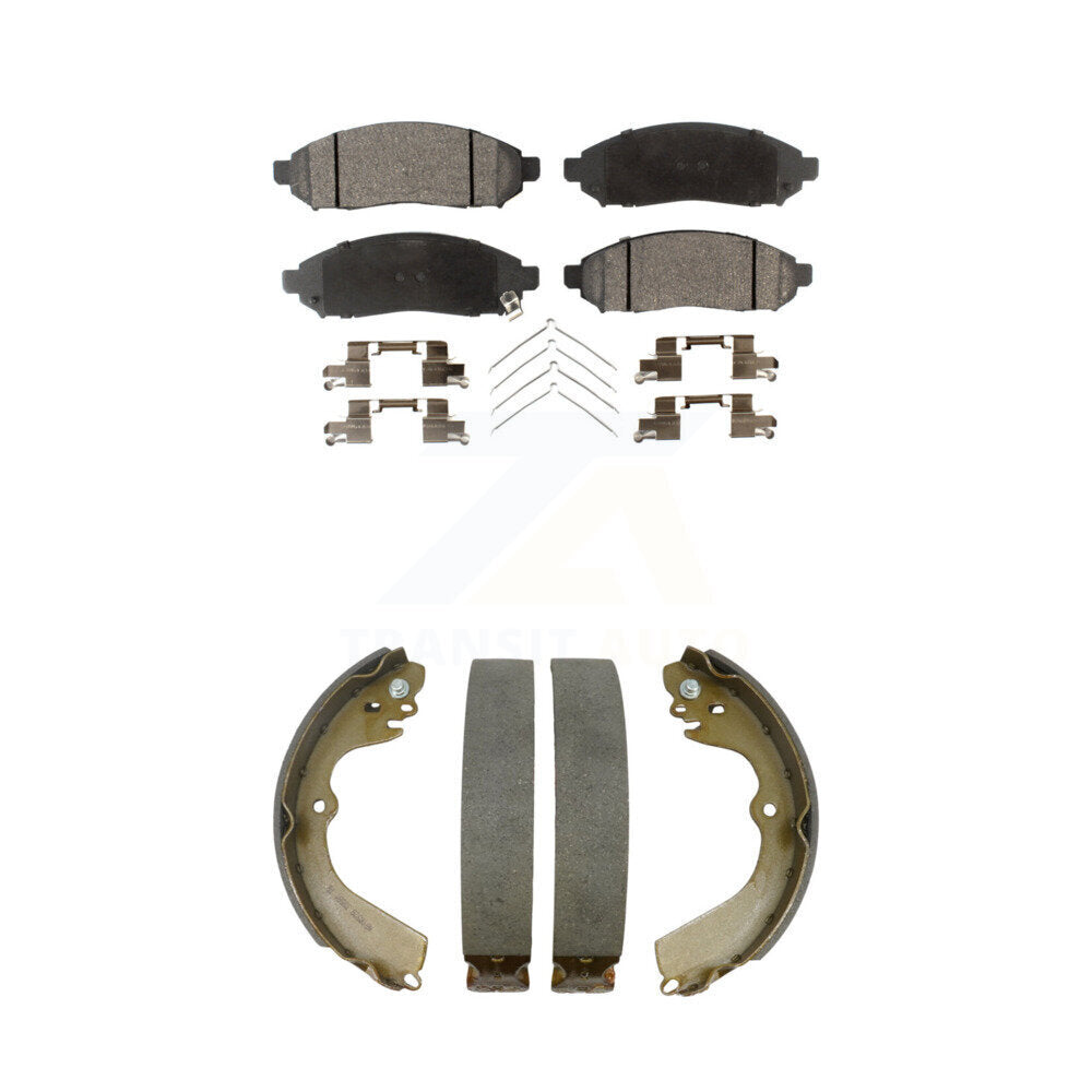 Transit Auto KFN-100209 Disc Brake Pad for 2013-2021 Nissan NV200, Chevrolet City Express - Front and Rear