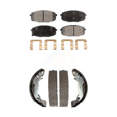 Transit Auto KFN-100212 Disc Brake Pad for 2009-2010 Hyundai Elantra - Front and Rear