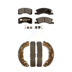 Transit Auto KFN-100213 Disc Brake Pad for 2014-2015 Mitsubishi Mirage - Front and Rear