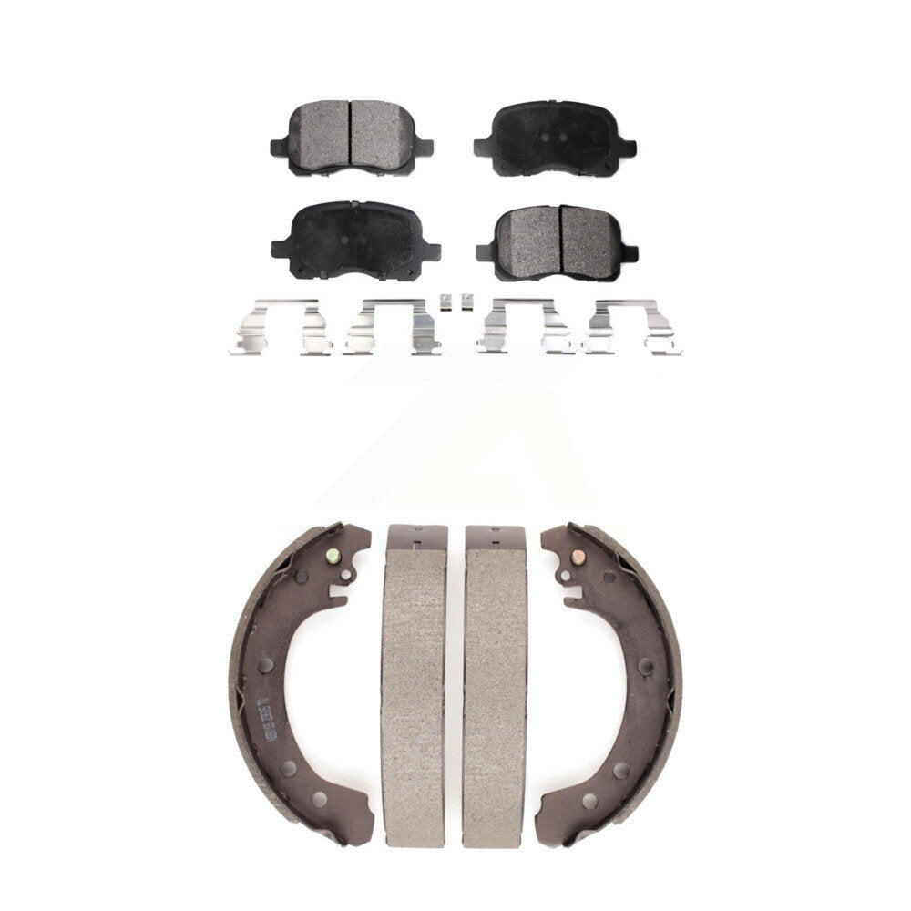 Transit Auto KFN-100218 Disc Brake Pad for 2002 Toyota Corolla - Front and Rear