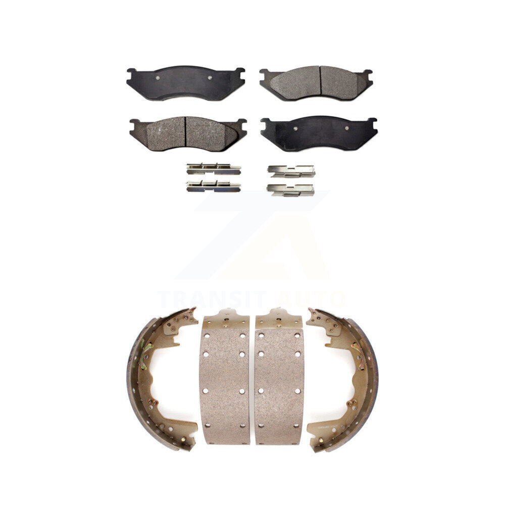 Transit Auto KFN-100223 Disc Brake Pad for 2003 Dodge Ram 1500 Van - Front and Rear