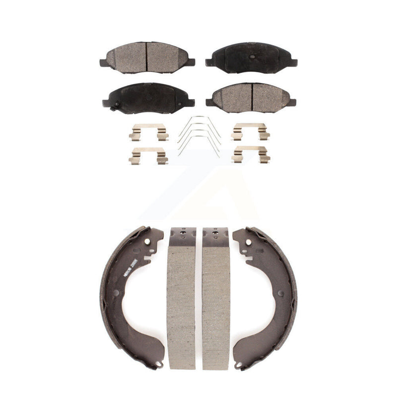 Transit Auto KFN-100224 Disc Brake Pad for 2008 Nissan Versa - Front and Rear