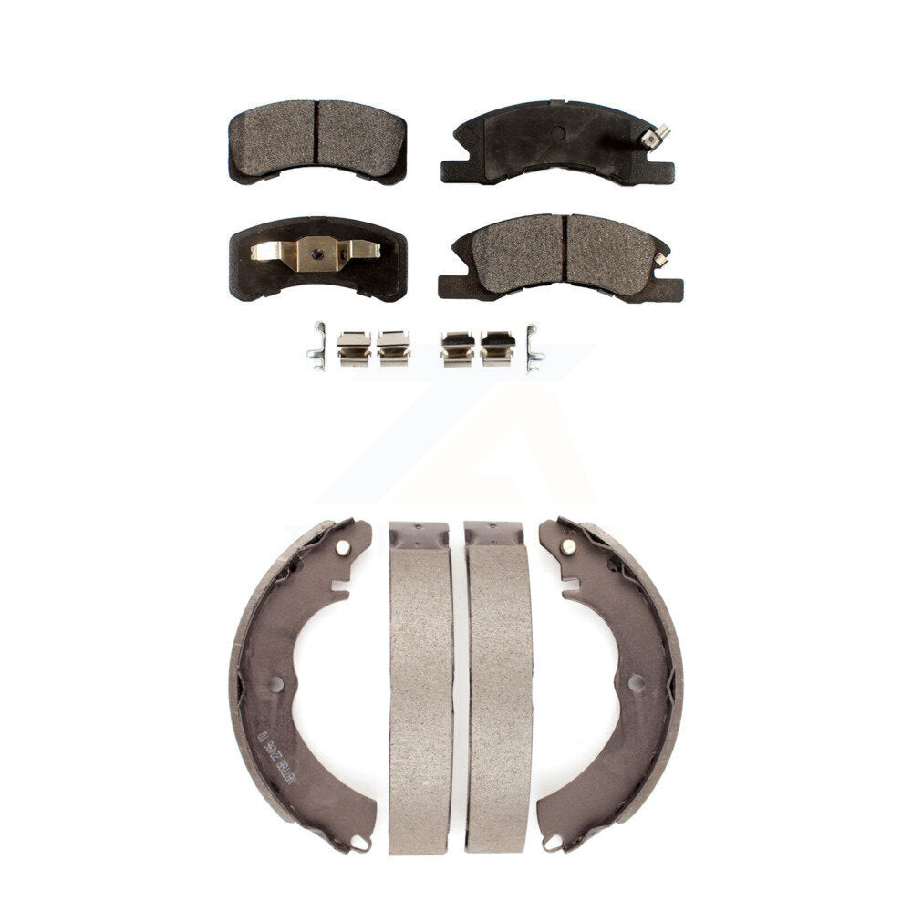 Transit Auto KFN-100226 Disc Brake Pad for 2017-2023 Mitsubishi Mirage, Mitsubishi Mirage G4 - Front and Rear