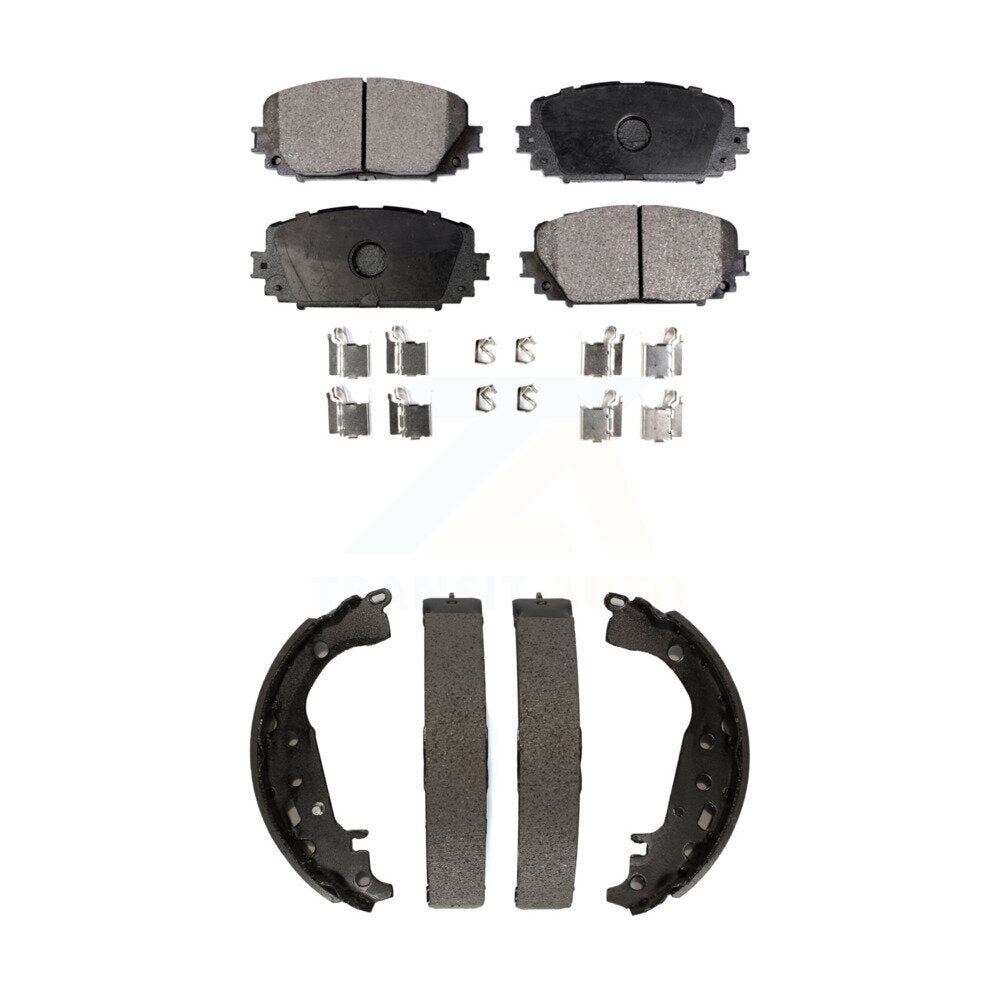 Transit Auto KFN-100229 Disc Brake Pad for 2012-2013 Toyota Yaris - Front and Rear