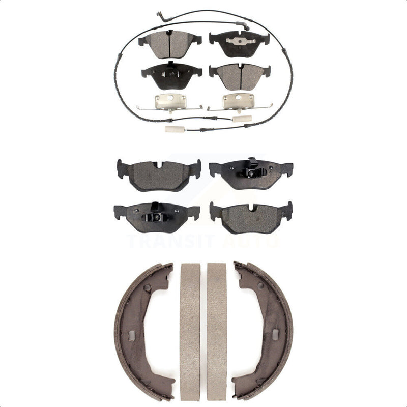 Transit Auto KFN-100485 Disc Brake Pad for 2007-2013 BMW 328i, BMW 323i - Front and Rear