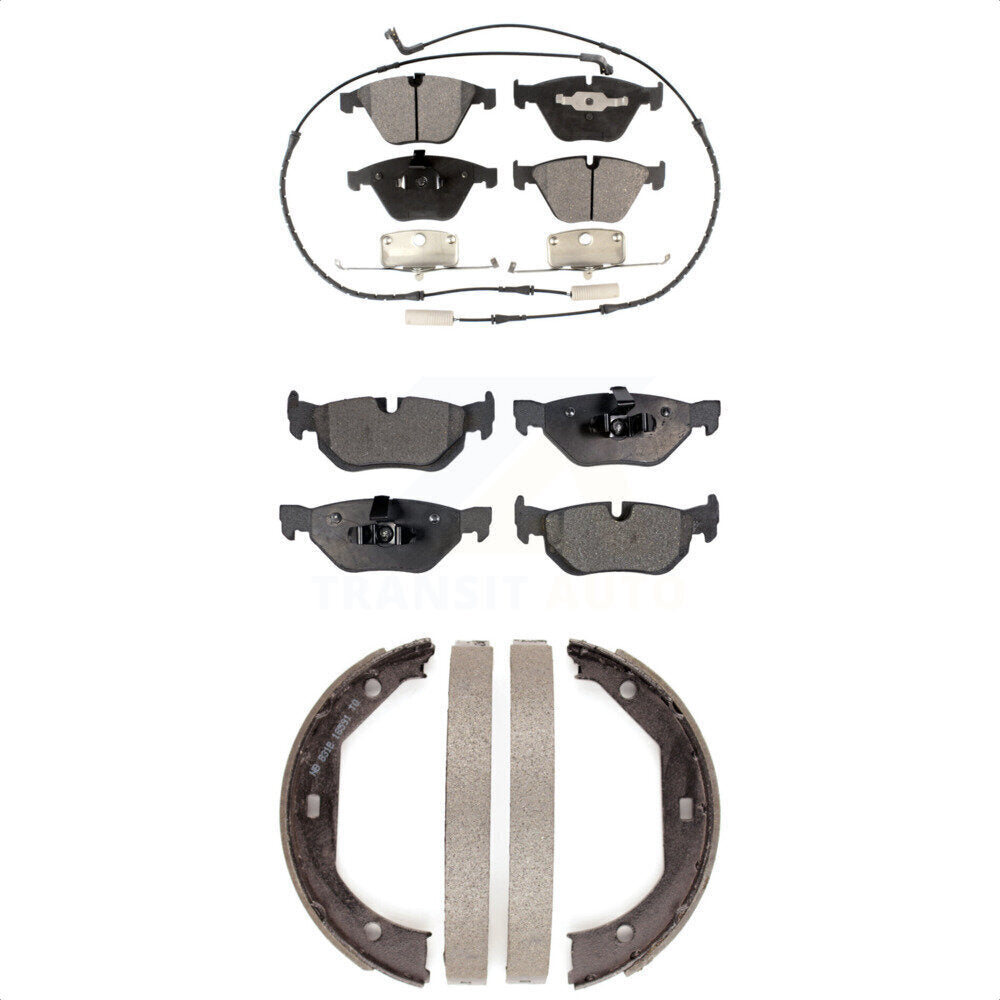 Transit Auto KFN-100486 Disc Brake Pad for 2008-2015 BMW X1, BMW 328i and More - Front and Rear