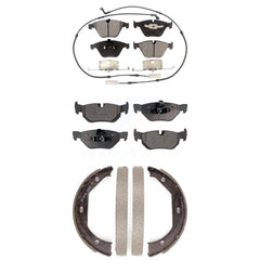 Transit Auto KFN-100486 Disc Brake Pad for 2008-2015 BMW X1, BMW 328i and More - Front and Rear
