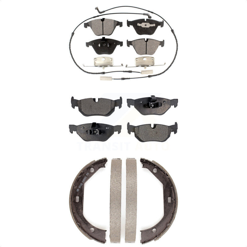 Transit Auto KFN-100486 Disc Brake Pad for 2008-2015 BMW X1, BMW 328i and More - Front and Rear