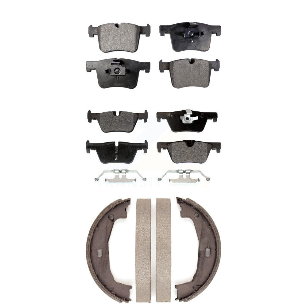 Transit Auto KFN-100488 Disc Brake Pad for 2012-2018 BMW 328d, BMW 320i xDrive and More - Front and Rear