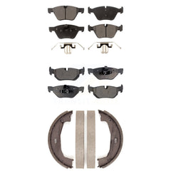 Transit Auto KFN-100491 Disc Brake Pad for 2006-2013 BMW 128i, BMW 328i and More - Front and Rear