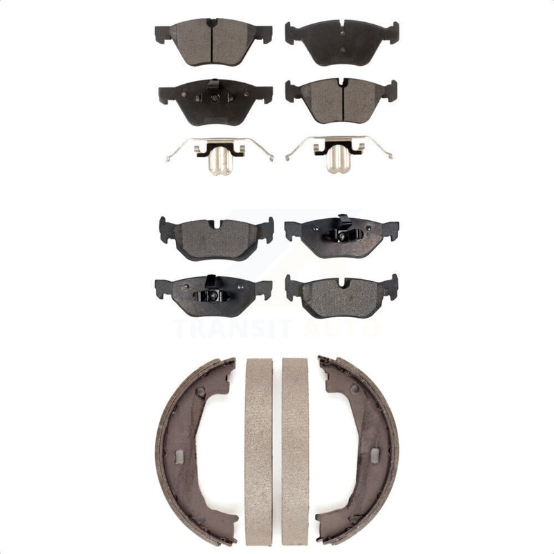 Transit Auto KFN-100491 Disc Brake Pad for 2006-2013 BMW 128i, BMW 328i and More - Front and Rear
