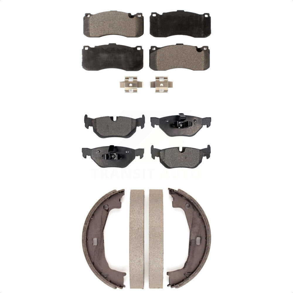 Transit Auto KFN-100493 Disc Brake Pad for 2013 BMW 328i - Front and Rear