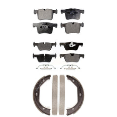 Transit Auto KFN-100494 Disc Brake Pad for 2013-2018 BMW 328d xDrive, BMW 320i xDrive - Front and Rear