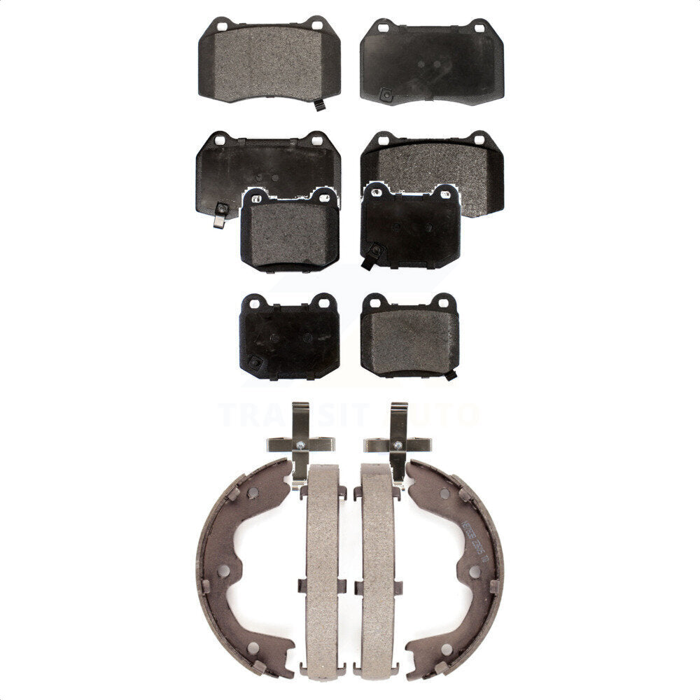 Transit Auto KFN-100502 Disc Brake Pad for 2003-2009 INFINITI G35, Nissan 350Z - Front and Rear