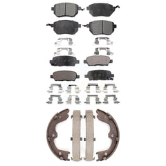 Transit Auto KFN-100504 Disc Brake Pad for 2003-2008 INFINITI FX35, INFINITI FX45 and More - Front and Rear