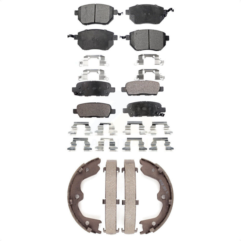 Transit Auto KFN-100504 Disc Brake Pad for 2003-2008 INFINITI FX35, INFINITI FX45 and More - Front and Rear