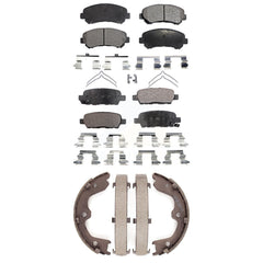 Transit Auto KFN-100507 Disc Brake Pad for 2009-2022 Nissan Maxima - Front and Rear