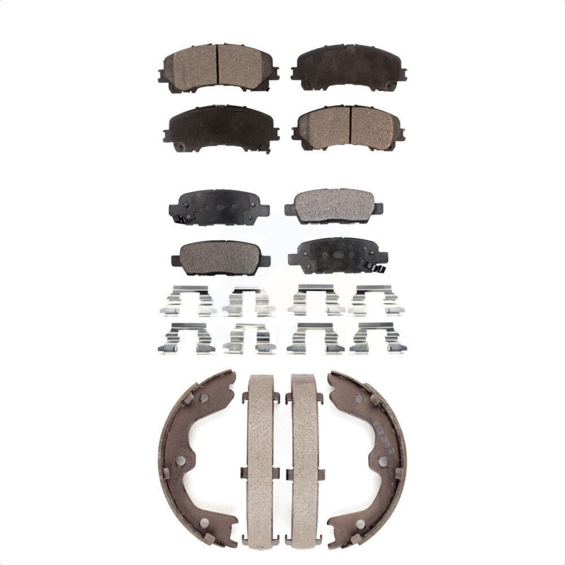 Transit Auto KFN-100509 Disc Brake Pad for 2016-2017 INFINITI QX50 - Front and Rear