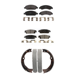 Transit Auto KFN-100511 Disc Brake Pad for 2014-2020 Chevrolet Silverado 1500 LD, GMC Sierra 1500 Limited and More - Front and Rear