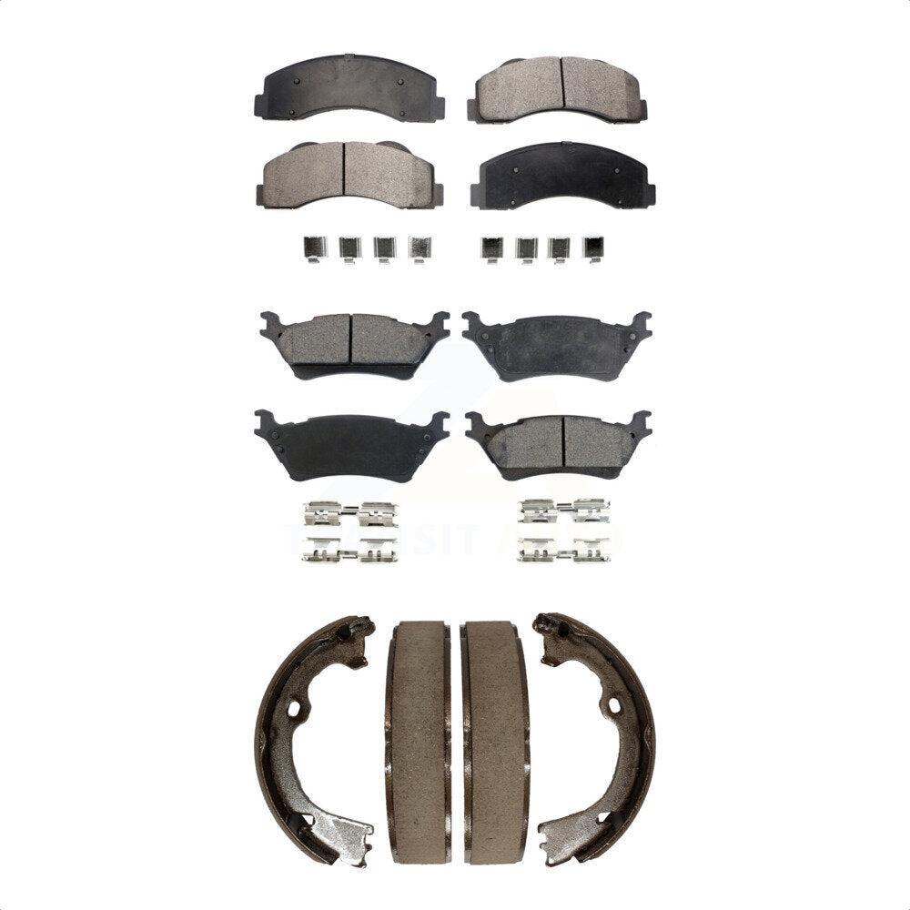 Transit Auto KFN-100512 Disc Brake Pad for 2012-2017 Ford F-150 - Front and Rear