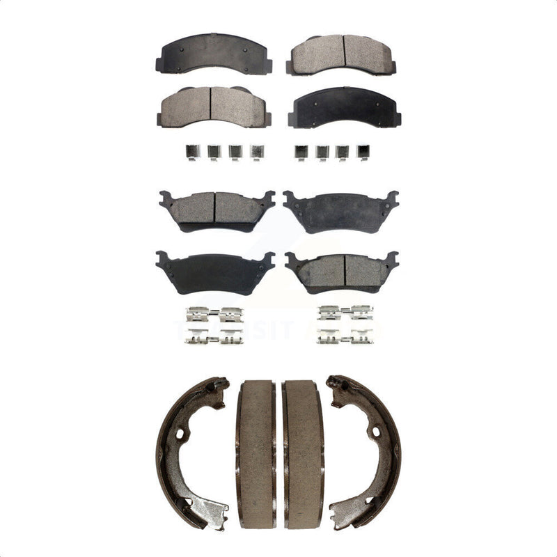 Transit Auto KFN-100512 Disc Brake Pad for 2012-2017 Ford F-150 - Front and Rear
