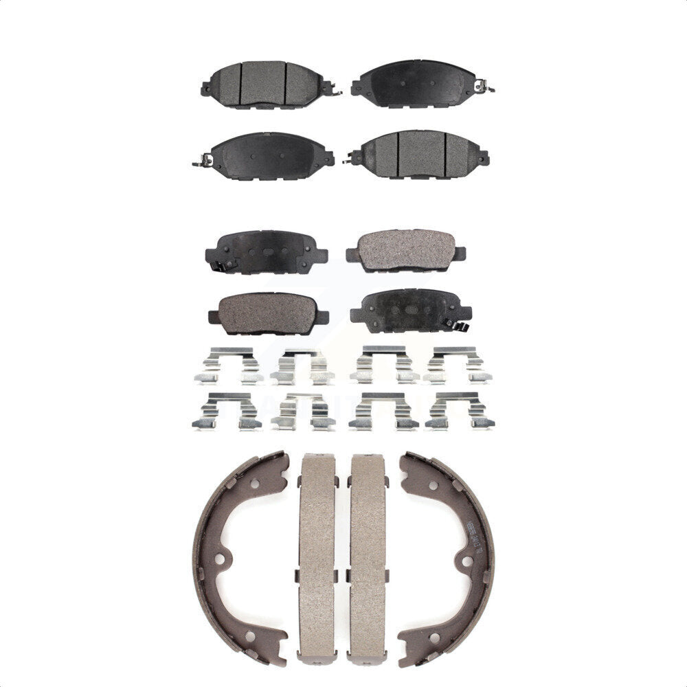 Transit Auto KFN-100519 Disc Brake Pad for 2013-2014 INFINITI QX60, INFINITI JX35, Nissan Pathfinder - Front and Rear