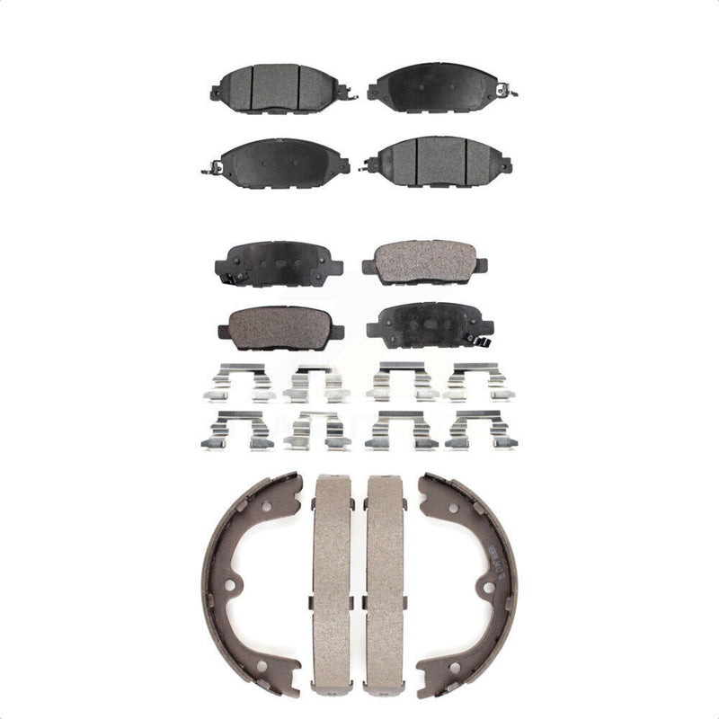 Transit Auto KFN-100519 Disc Brake Pad for 2013-2014 INFINITI QX60, INFINITI JX35, Nissan Pathfinder - Front and Rear