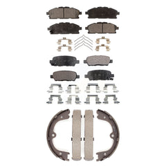 Transit Auto KFN-100521 Disc Brake Pad for 2011-2016 Nissan Quest - Front and Rear