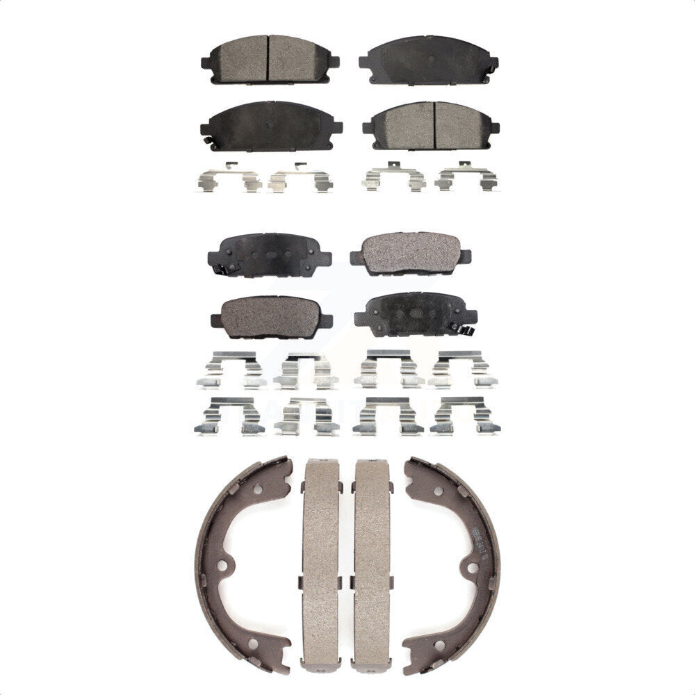 Transit Auto KFN-100522 Disc Brake Pad for 2006-2009 Nissan Quest - Front and Rear