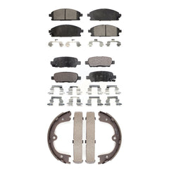 Transit Auto KFN-100522 Disc Brake Pad for 2006-2009 Nissan Quest - Front and Rear