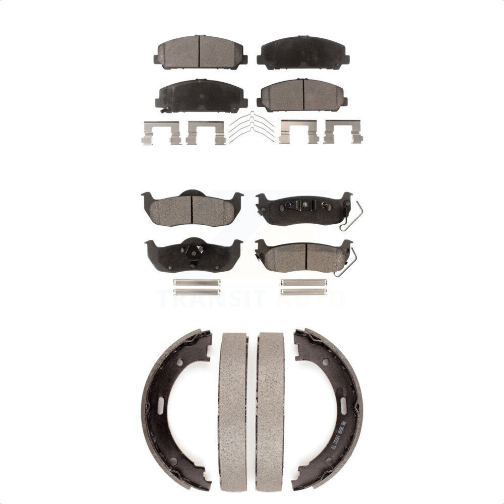Transit Auto KFN-100523 Disc Brake Pad for 2006-2014 Nissan TITAN, Nissan Armada - Front and Rear