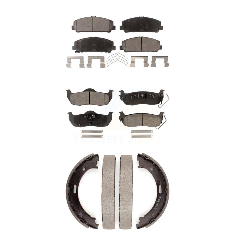 Transit Auto KFN-100523 Disc Brake Pad for 2006-2014 Nissan TITAN, Nissan Armada - Front and Rear