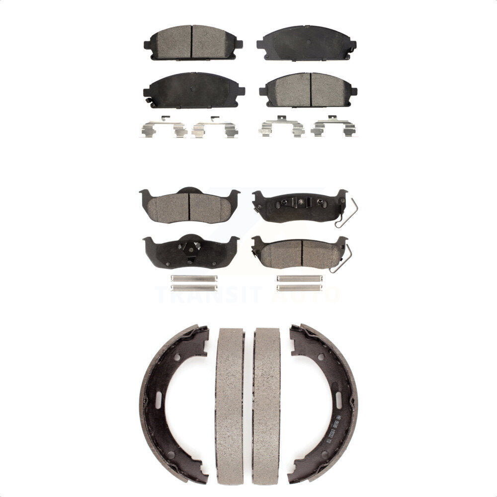 Transit Auto KFN-100524 Disc Brake Pad for 2004 Nissan Pathfinder - Front and Rear